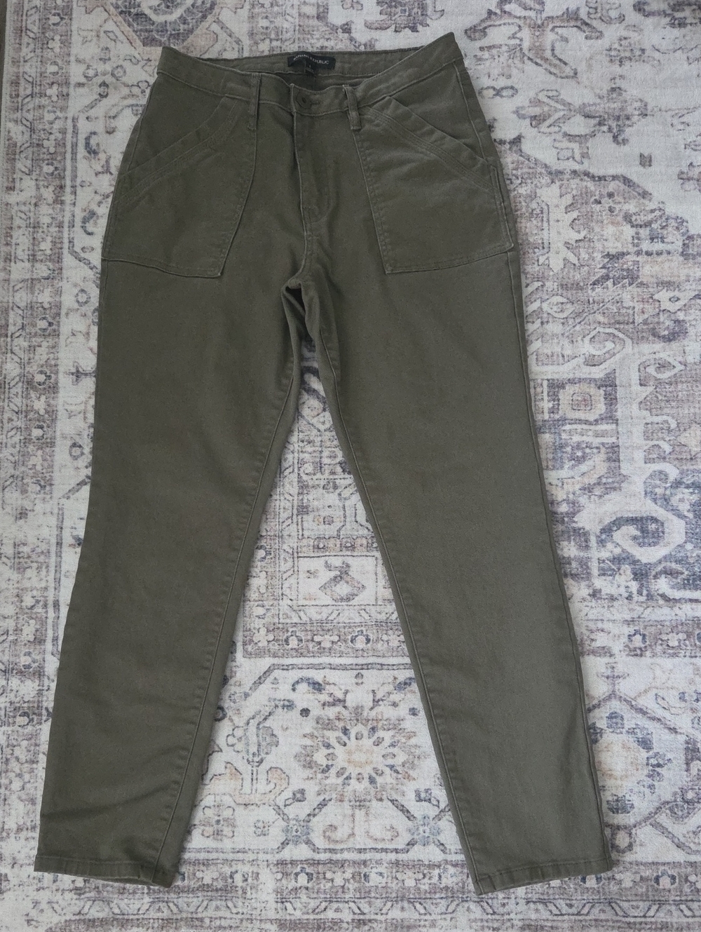 Banana Republic Olive Green Skinny Pants